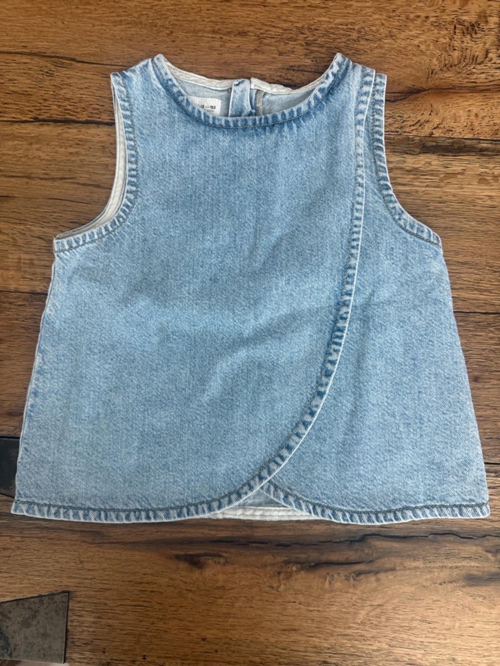 Zara Kids Light Blue Denim Top